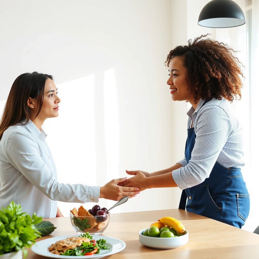 Διατροφολόγος με ασθενή